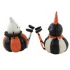 Transpac 4.25 In Pumpkin Peeps Cat Shelf Sitter Johanna Parker Figurines - 3 of 3
