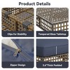 Cesicia 7-Piece Gray Sofa Set, Garden Patio Wicker Sectional Sofa Set with Coffee Table for Backyard, Balcony - 3 of 4