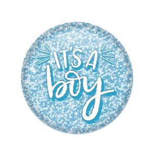 Beistle It's A Boy Button, 2", (6/Pkg) Multicolored - 1 of 4