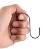 Unique Bargains Home Metal S Shaped Clothes Shower Holder Hooks and Hangers Silver Tone 12 Pcs - 4 of 4