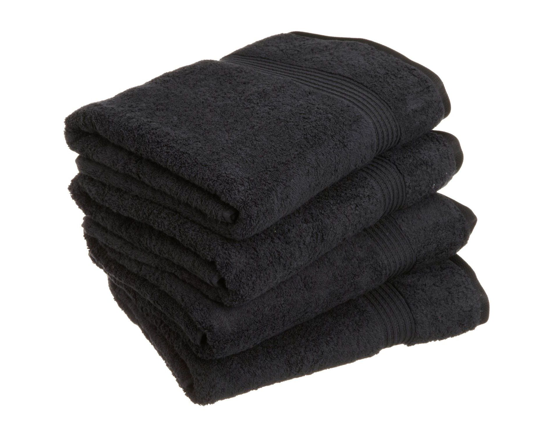 Classic Cotton Absorbent and Quick-Drying 4-Piece Bath Towel Set by Blue Nile Mills