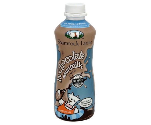 Shamrock Farms 1% Chocolate Milk - 1qt
