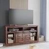 LACOO Farmhouse Sliding Barn Door TV Stand with Fireplace - image 4 of 4