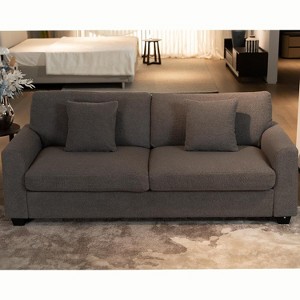83 Inch Sofa, Comfy Couch, Modern Sofa, 3 Seater Sofa with Deep Seat, Lounge Cozy Sofa for Living Room Apartment Small Space, Corduroy Sofa - 1 of 4