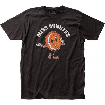 Mens Marvel Studios Loki Series Miss Minutes Clock T-Shirt
