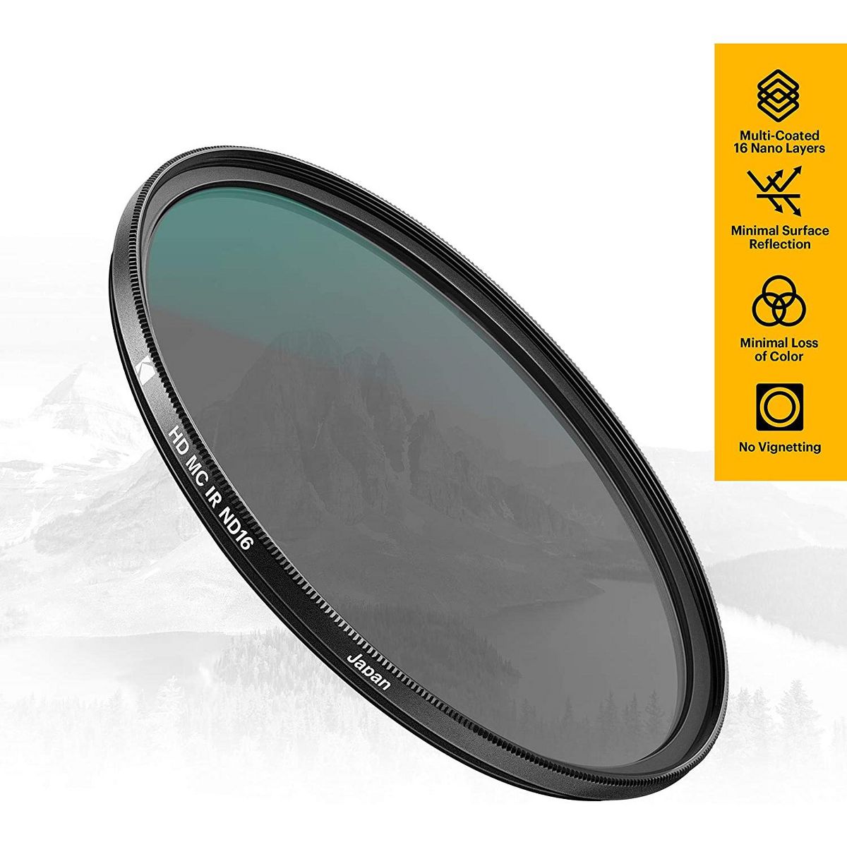 KODAK IR Neutral Density Filter | ND16 Filter Stops Overexposure, Reduces Depth of Field, Captures Motion & Blocks Infrared - thumbnail 3
