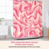 YEERSWAG Chic 71" x 71" Waterproof Fabric Shower Curtain with Hooks - 3 of 4