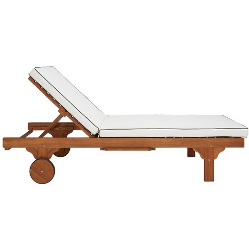 Sonora wood folding discount lounger