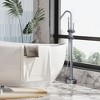 Freestanding Bathtub Filler with High-Flow Shower Mixer Valve - Floor Mounted Freestanding Tub Spout and Standing Shower Faucet System - 4 of 4
