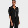 Women's Beautifully Soft Long Sleeve Notch Collar Top and Pants Pajama Set - Stars Above™ - image 3 of 3