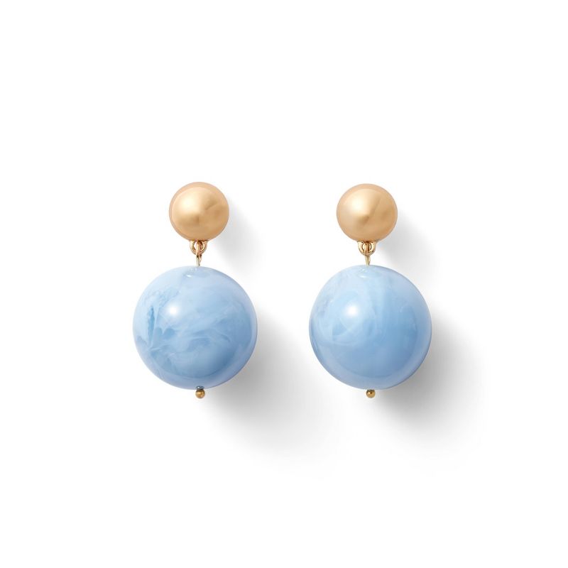 Ball Drop Earrings - Rachel Comey x Target Blue/Gold, 1 of 3