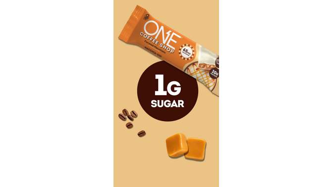 ONE Bar Coffee Shop Protein Bars - Caramel Macchiato - 4pk, 2 of 5, play video