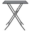 vidaXL Garden Dining Set Anthracite Expanded metal mesh Foldable - 4 of 4