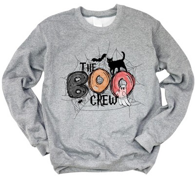 Simply Sage Market Women's Graphic Sweatshirt The Boo Crew Colorful