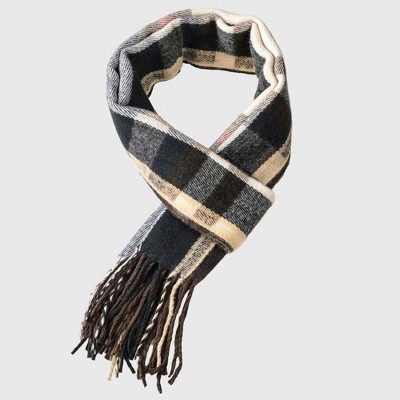 Alpine Swiss Mens Plaid Scarf Softer Than Cashmere Scarves Winter Shawl