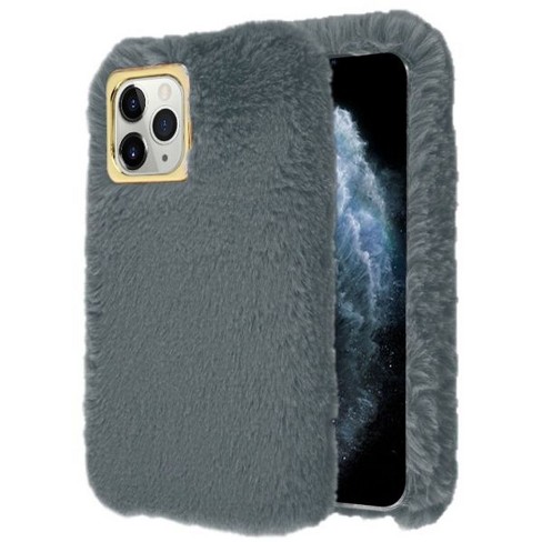 For Apple Iphone 11 Pro Case By Asmyna Cute Plush Rubber Tpu With Diamond Compatible With Apple Iphone 11 Pro Target