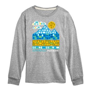 Boys' - Instant Message - Naturally Awesome in Nature Long Sleeve Graphic T-Shirt - 1 of 4