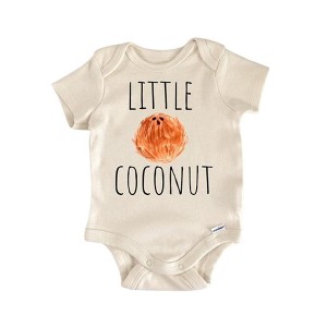 Coconut Fruit Tropical Newborn Baby Onesie® Bodysuit GS1 - 1 of 4
