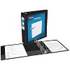Avery Showcase 3" 3-Ring View Binders Slant Ring Black (19750) - 2 of 4