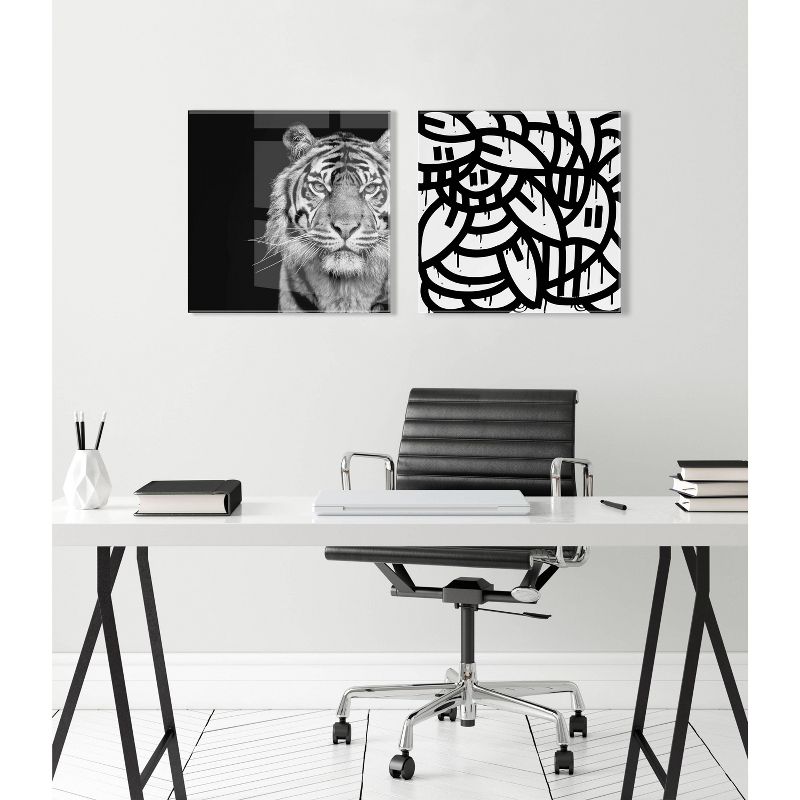 23&#34; x 23&#34; It Still Don&#39;t Matter if You&#39;re Black or White by Arm of Casso Unframed Wall Canvas - Kate &#38; Laurel All Things Decor, 5 of 8
