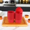 Unique Bargains Curled Rim Disposable Baking Cups Greaseproof Paper 2.56" x 1.57" 50Pcs - 2 of 4