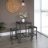Bar Table With Stools Pub Table And Chairs Set Small Dining Table For 2 Counter Height Table High Top Table Bar Height Table And Chairs Dining Table - 3 of 4