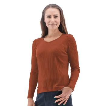 Aventura Clothing Women's Bliss Long Sleeve V-Neck T-Shirt