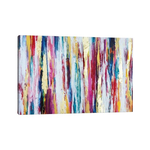 Thoughts Full Of Colors By Nikki Chauhan Unframed Wall Canvas - Icanvas ...