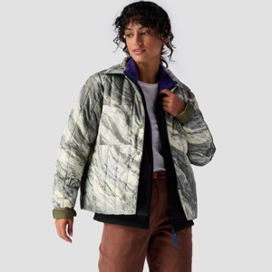Backcountry, Oakbury Print Synthetic Quilted Shirt Jacket  - Women's, Desert Stone Green Print, XS - 1 of 1