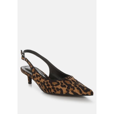 Jahzara Slingback Kitten Heel Sandals