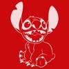 Boy's Lilo & Stitch Black and White Stitch T-Shirt - 2 of 4