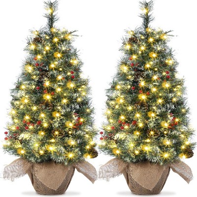3ft Artificial Christmas Tree, Small 3 ft Tabletop Christmas Tree, Home Decor Indoor for Bedroom