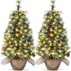 3ft Artificial Christmas Tree, Small 3 ft Tabletop Christmas Tree, Home Decor Indoor for Bedroom - 1 of 4