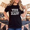 Simply Sage Market Yee Haw Stress Short Sleeve Tee - XS - Black - 3 of 4