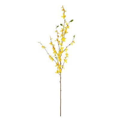 Vickerman 39" Artificial Yellow Cruciate Flower Spray. Includes 4 sprays per pack.