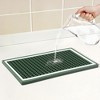 REGALWOVEN Waterproof & Durable Bordered Textured Silicone Dish Drying Mat for Sink Area - 3 of 4