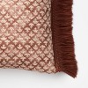 Oversized Mini Block Print Lumbar Throw Pillow Mauve/Cream - Threshold™ designed with Studio McGee - image 3 of 4