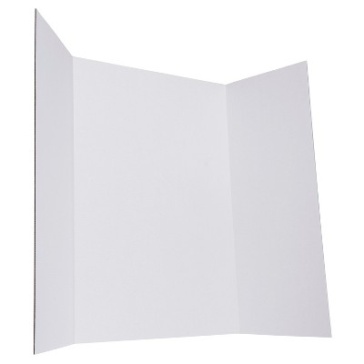 ArtSkills 36&#34; x 48&#34; Tri-fold Corrugate Project Display Board - White