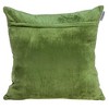 Parkland Collection,Aleta Transitional Quilted Olive Pillow - 2 of 4