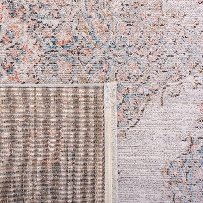 Elysian Gray Synthetic 9' x 12' Hand-Knotted Area Rug