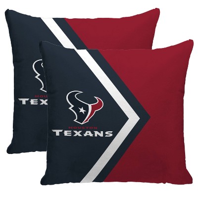 NFL Houston Texans Side Arrow Poly Span Throw Pillow - 2pk