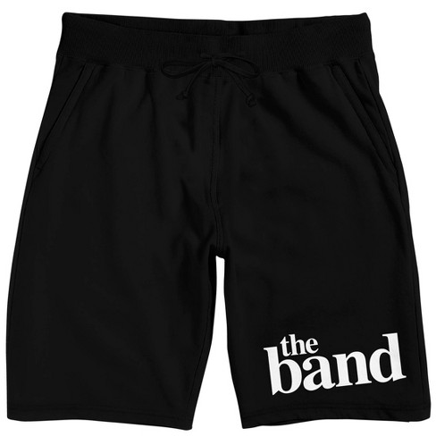 The Band Logo Men s Black Lounge Shorts Small