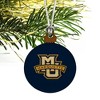 Marquette University Primary Logo Mini Small Tiny Wood Christmas Tree Holiday Ornament - 3 of 4