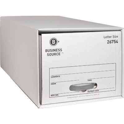 Business Source Storage Drawer Letter 12-1/2"x23-1/2"x10-1/4" 6/CT WE 26754