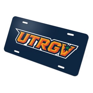 The University of Texas Rio Grande Valley Secondary Logo Novelty Metal Vanity Tag License Plate - 1 of 4
