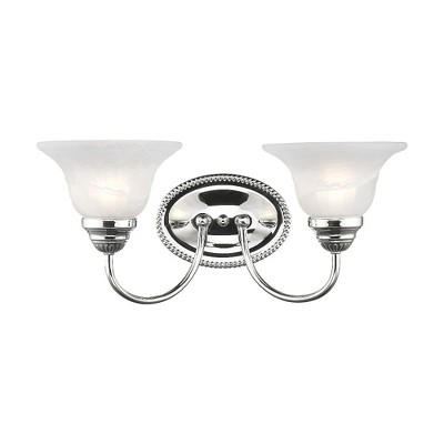 Livex Lighting Edgemont 2 - Light Vanity in  Polished Chrome