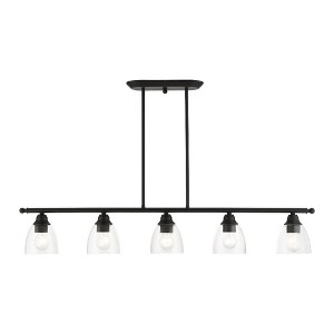 Livex Lighting Montgomery 5 - Light Chandelier in  Black - 1 of 3
