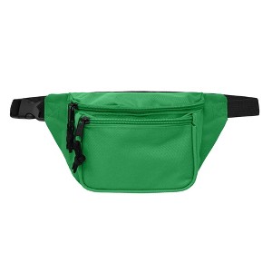 Dalix 3 Pocket Fanny Pack Money Pouch Concealer Runners Bag Waist Belt - 1 of 4