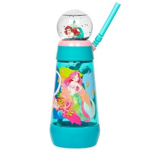 Disney The Little Mermaid 10.8oz Plastic Globe Tumbler with Straw - 1 of 4