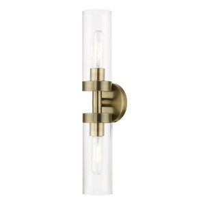 Livex Lighting Ludlow 2 - Light Vanity in  Antique Brass - 1 of 4